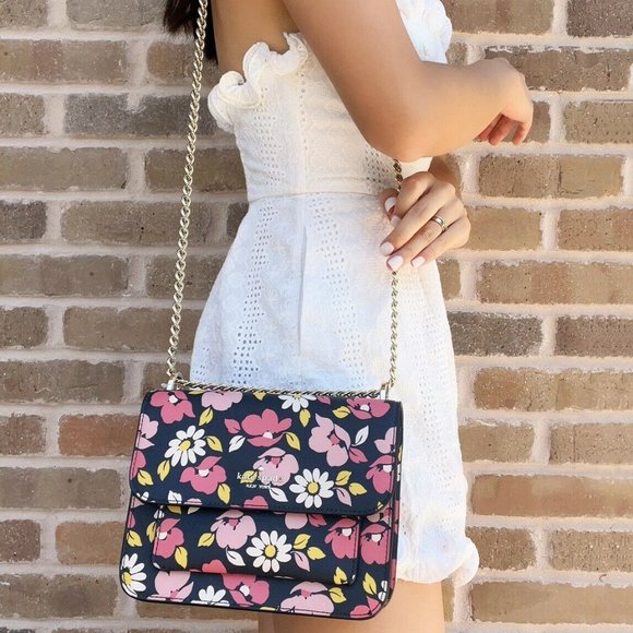 kate spade Handbags - Kate Spade Chain Crossbody Shoulder Bag Floral